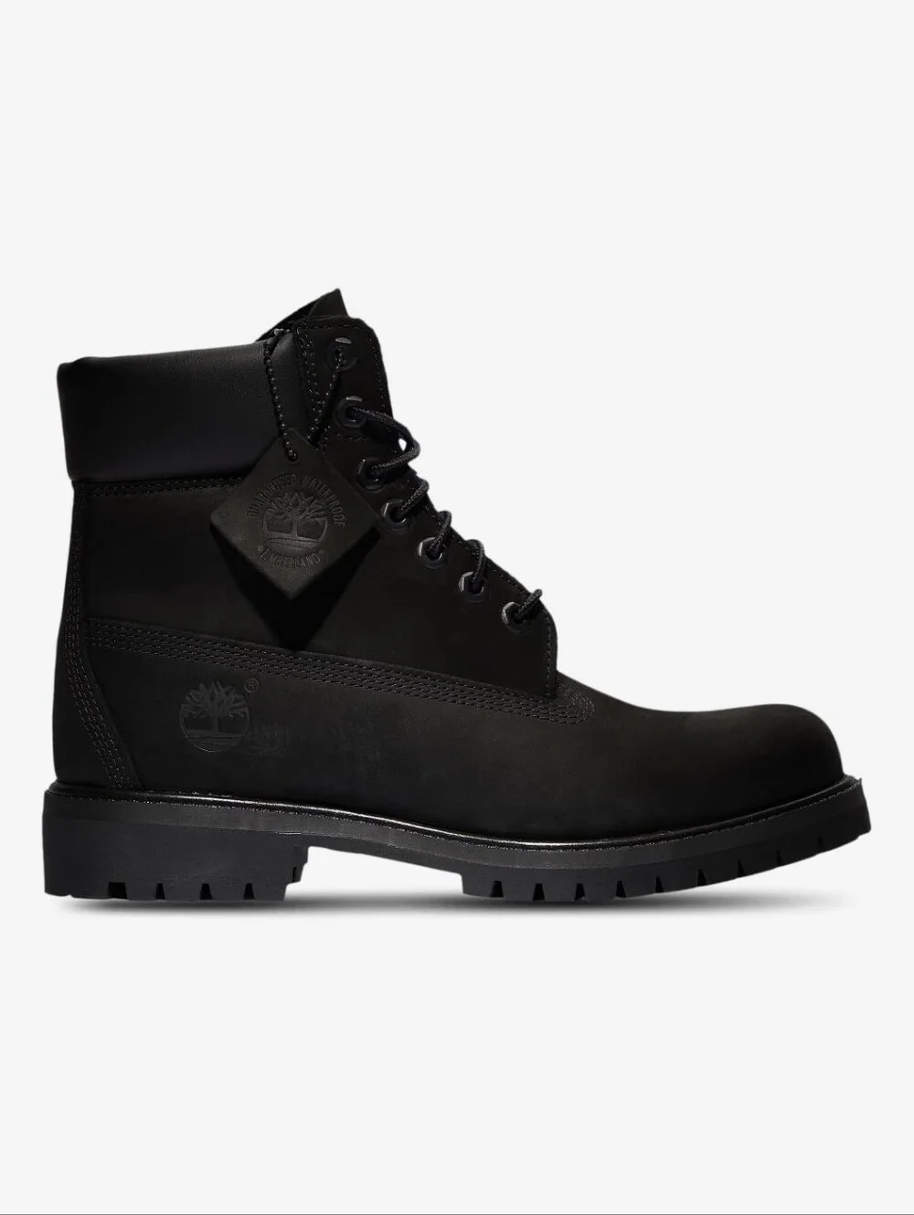 SIZE 8.5-Timberland Premium 6 IN IN WATERPROOF BOOT BLACK NUBUCK MEN'S BOOTS